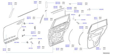 metal bracket rear nissan door|Genuine Nissan Rogue Door Handle .